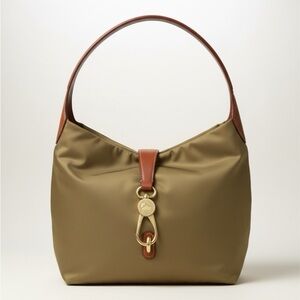 Dooney & Bourke Belvedere Nylon with Leather Trim Hobo Bag